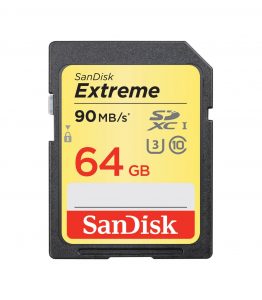 SanDisk 64GB Extreme UHS-I U3 SDXC - SDSDXNE-064G