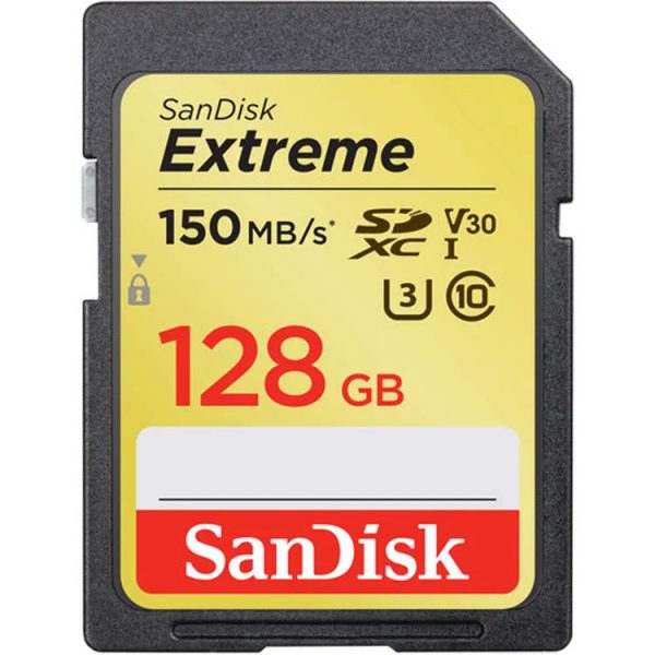 SanDisk 128GB Extreme SDXC UHS-I 150MB/S
