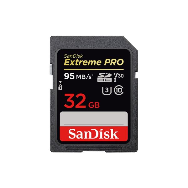 SanDisk 32GB Extreme PRO SDHC UHS-I V30 Memory Card - SDSDXXG-032G-GN4IN