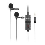 میکروفن یقه ای بویا BOYA BY-M1DM Dual Lavalier Microphone