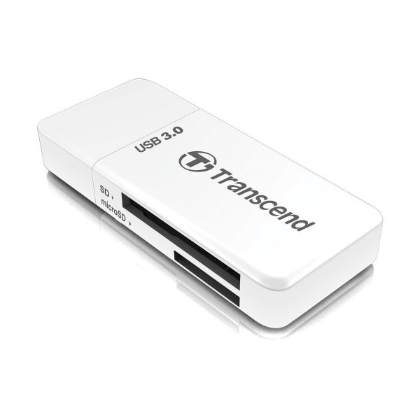 کارت (رم) ریدر Transcend RDF5 USB 3.0 SDHC SDXC microSDHC/SDXC Memory Card Reader - TS-RDF5W