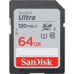 کارت حافظه سندیسک Sandisk SD 64GB 120MB/S Ultra SDHC UHS-I