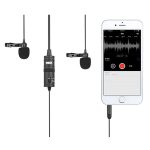 میکروفن یقه ای بویا BOYA BY-M1DM Dual Lavalier Microphone