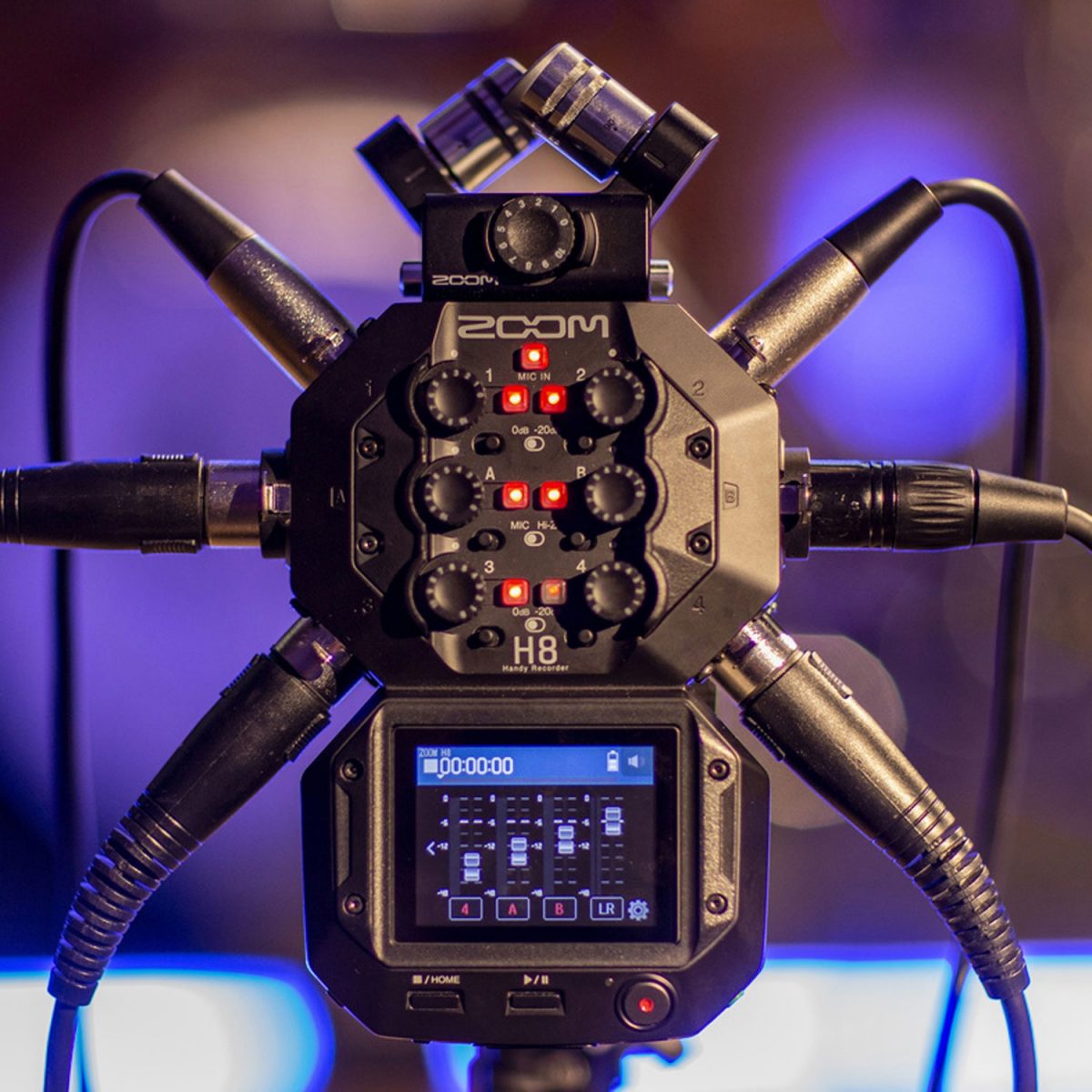 رکوردر صدا زوم Zoom H8 8-Input / 12-Track Portable Handy Recorder - Image 2