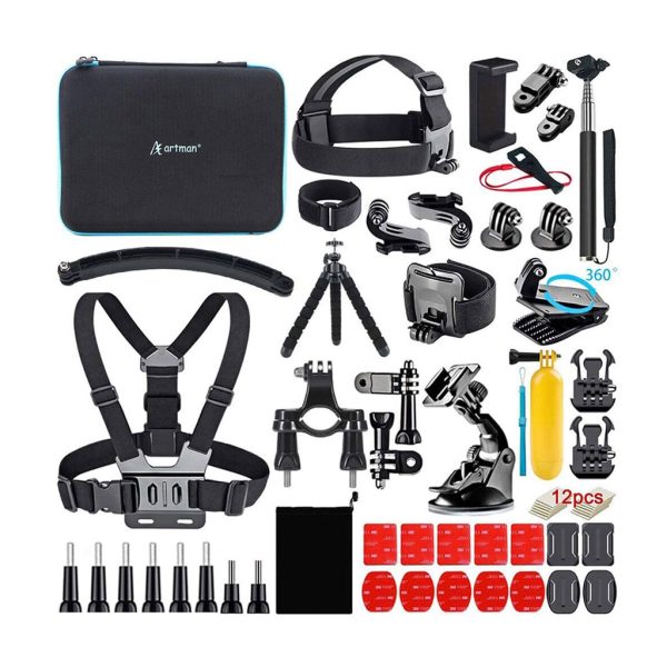 کیت لوازم جانبی 53 تیکه گوپرو Camera Accessories Kit