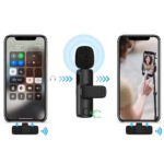میکروفن یقه ای بی سیم مدل K8 Type-C iphone Wireless Microphone - Image 2
